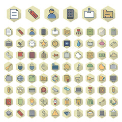 Thin Line Icons For Business and Finance