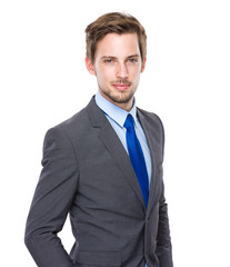 Serious businessman portrait