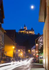 Castle of Wernigerode by night