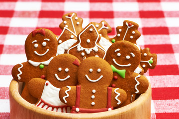 Christmas gingerbread cookies