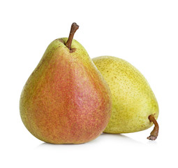 pears isolated on white background