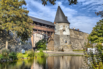 Tower of the old city wall of Andernach,