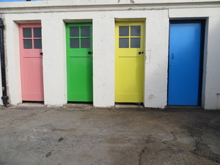 Obraz na płótnie Canvas Colourful doors