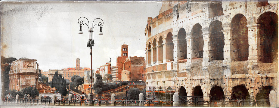 great antique Rome - vintage picture