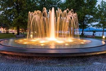 Brunnen in Arona am Lago Maggiore