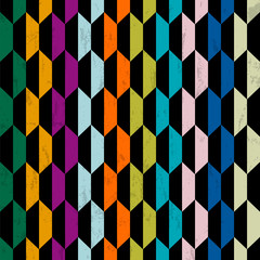 colorful geometric background, with mosaic, grungy