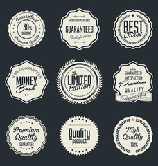 Premium quality retro Labels