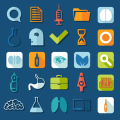 Set of medical icons