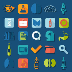 Set of medical icons