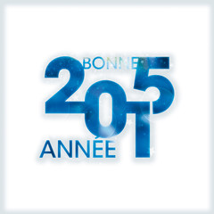 Bonne année 2015 bleu