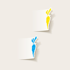 realistic design element: carrots