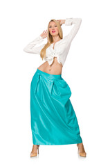 Young woman in fashion concept