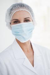 Doctor wearing a surgical mask