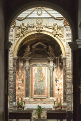 Rieti (Italy), cathedral interior