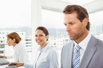 Obraz premium Business people in office