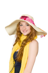 Young woman in fashion concept