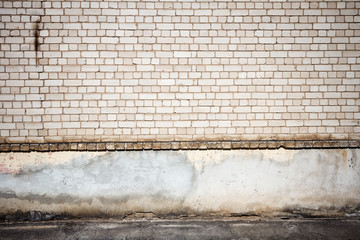 White brick wall