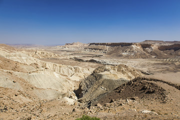 Fototapeta na wymiar Negev desert landscape