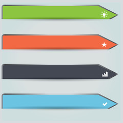 Illustration of modern design template