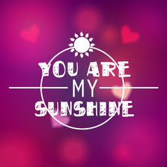 Illustration of glittering Valentine's Day background