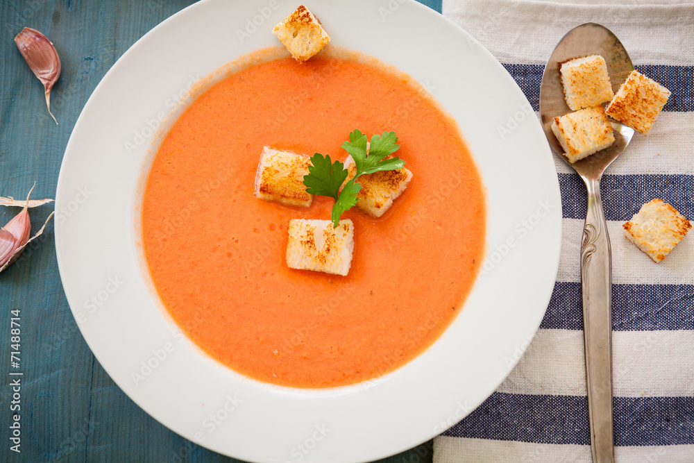 Canvas Prints tomato soup