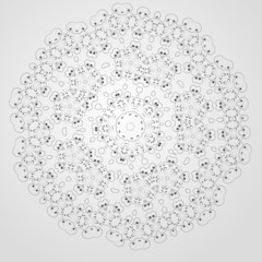 Vector Elegant background with lace ornament .