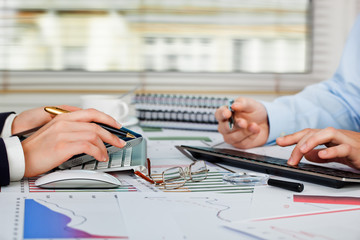 Naklejka premium Business accounting
