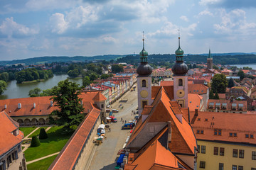 Tschechien, Telc, Stadtplatz