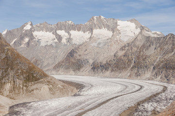 Bettmeralp, Dorf, Aletschgletscher, Alpen, Gletscher, Schweiz