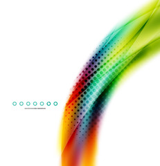 Unusual abstract background - blurred wave