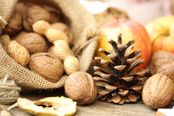 Weihnachtsmotiv Kiefernzapfen