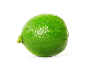 lime isolated on white background