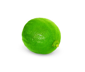 lime isolated on white background
