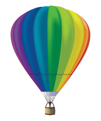 Fototapeta premium Vector hot-air balloon