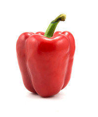 Fresh Sweet Pepper on White Background.