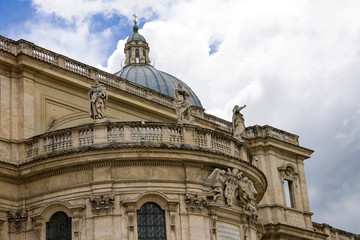 Fototapeta na wymiar The church of Santa Maria Maggiore in Rome, Italy