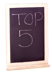 Top Five Sign