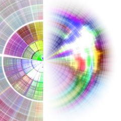 Obraz premium Abstract radial background