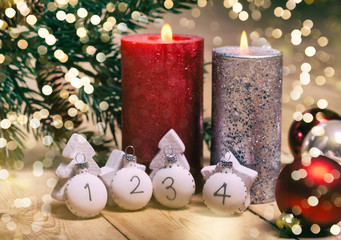 Weihnachtskarte Advent