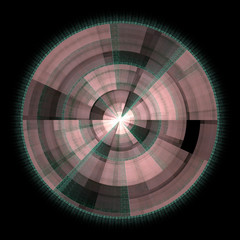 Abstract radial background