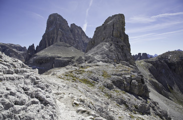 Alpinisteig Richtung Zwölferscharte
