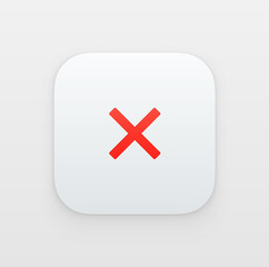 Obraz premium Cross app icon