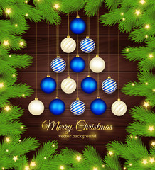 Christmas a background with decoration