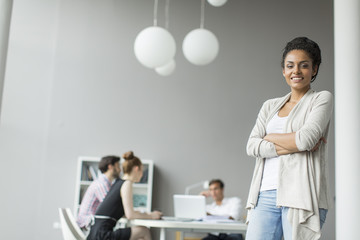 Young people in the office