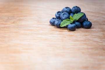 blueberry on wood