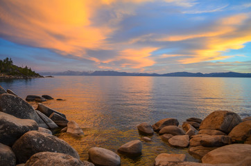 Lake Tahoe sunset