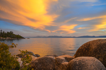 Lake Tahoe sunset