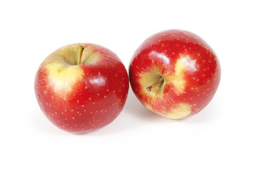 Fototapeta na wymiar apples on white background