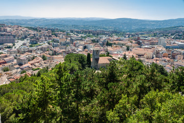 Campobasso view from the castle