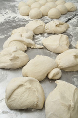 Making of bakery products in bakery shop